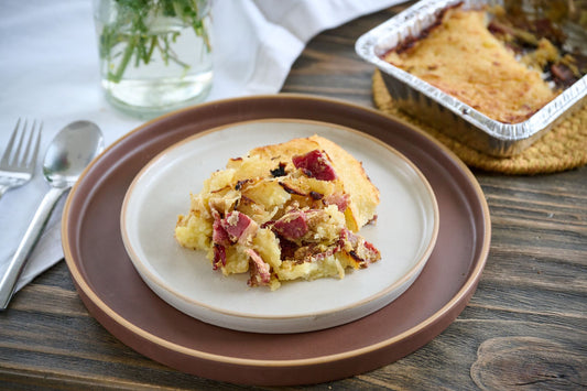 Corned Beef, Sauerkraut & Potato Pie