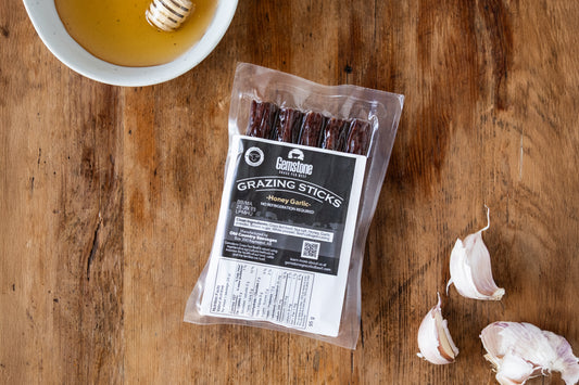 Honey Garlic Grazing Sticks