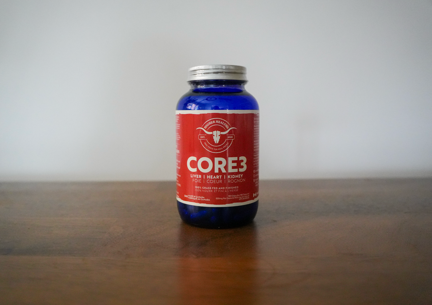 Core3 Capsule - 1/3 Liver, 1/3 Heart, 1/3 Kidney