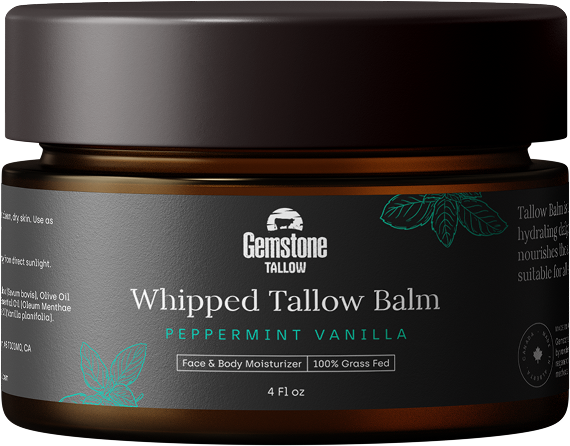 Peppermin Vanilla Whipped Tallow Balm