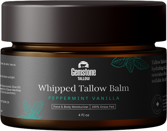Peppermin Vanilla Whipped Tallow Balm