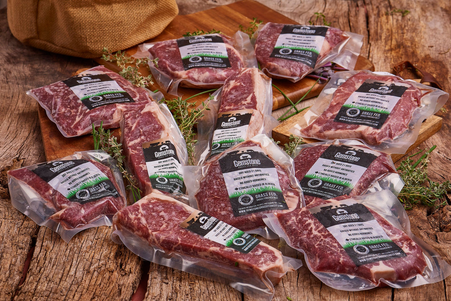 Second Best in Steak Box- NY Striploin, Top Sirloin, Chuck-Eye