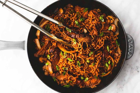 Gemstone Recipes: Spicy Beef Ramen Noodles