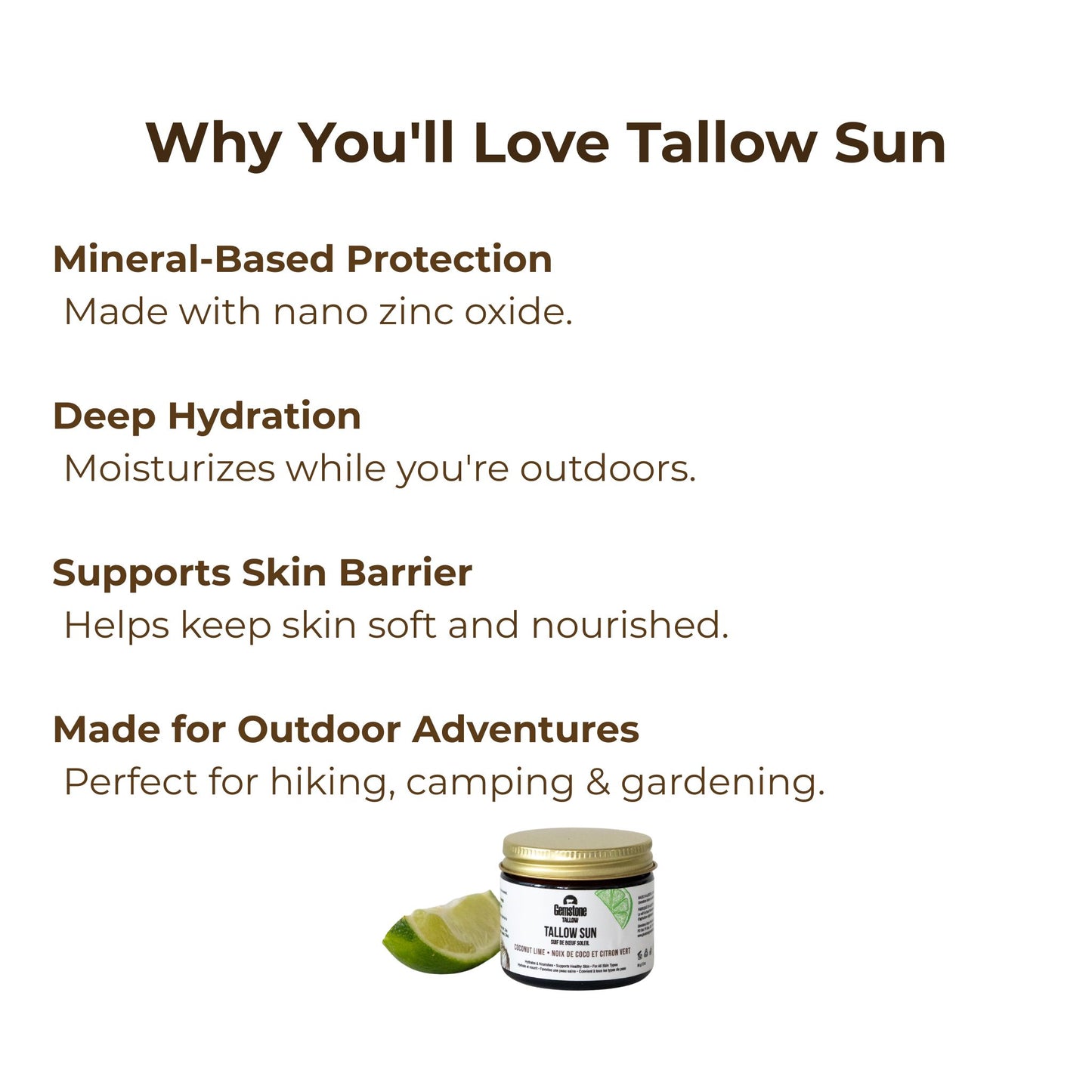 Sun Tallow - Coconut Lime - Whipped Tallow Balm
