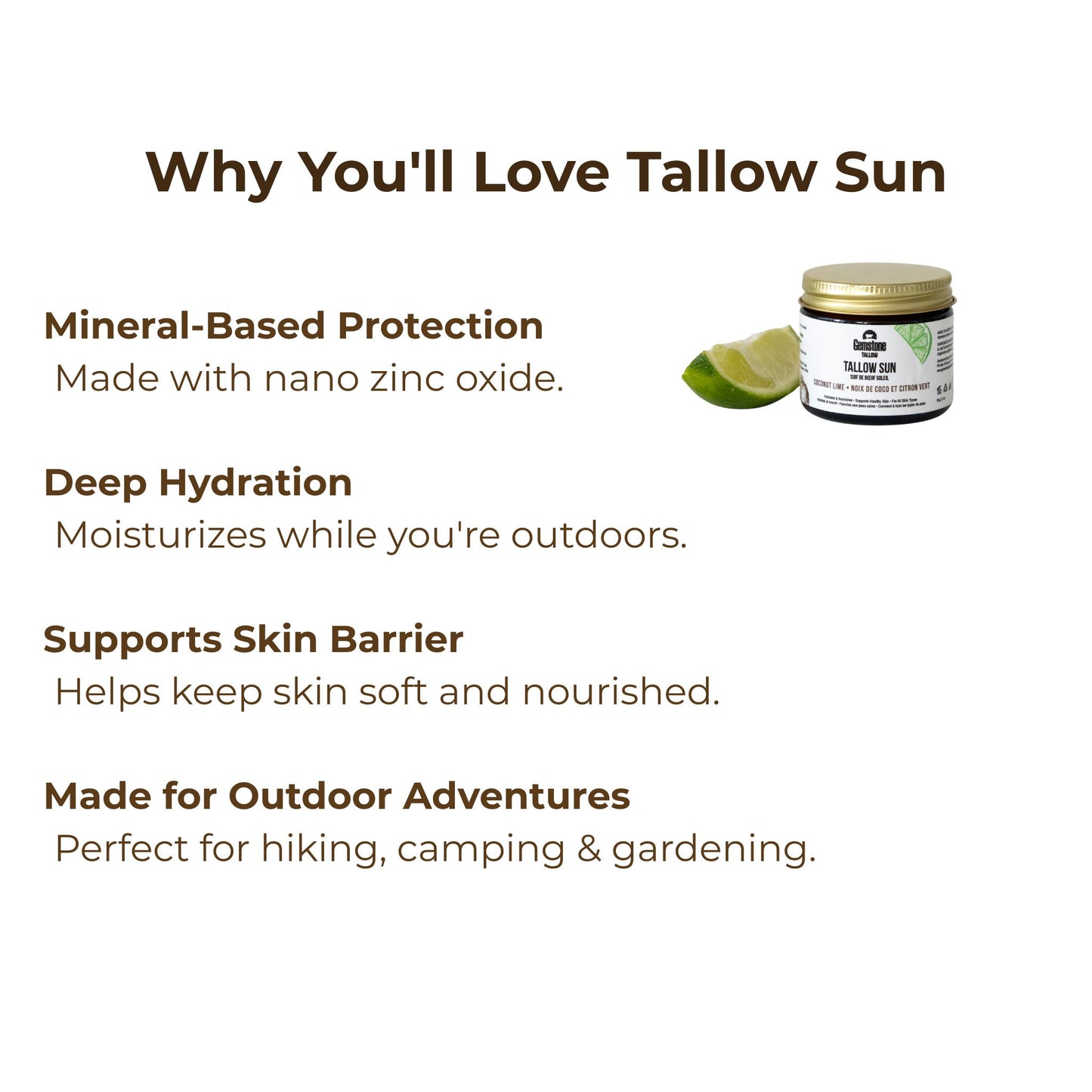 Sun Tallow - Lemongrass- Whipped Tallow Balm