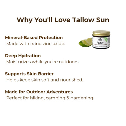 Sun Tallow - Lemongrass- Whipped Tallow Balm