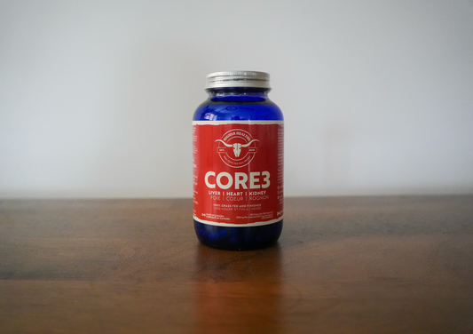 Core3 Capsule - 1/3 Liver, 1/3 Heart, 1/3 Kidney