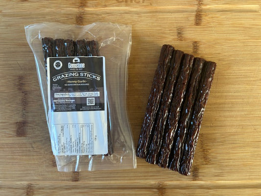 Honey Garlic Grazing Sticks