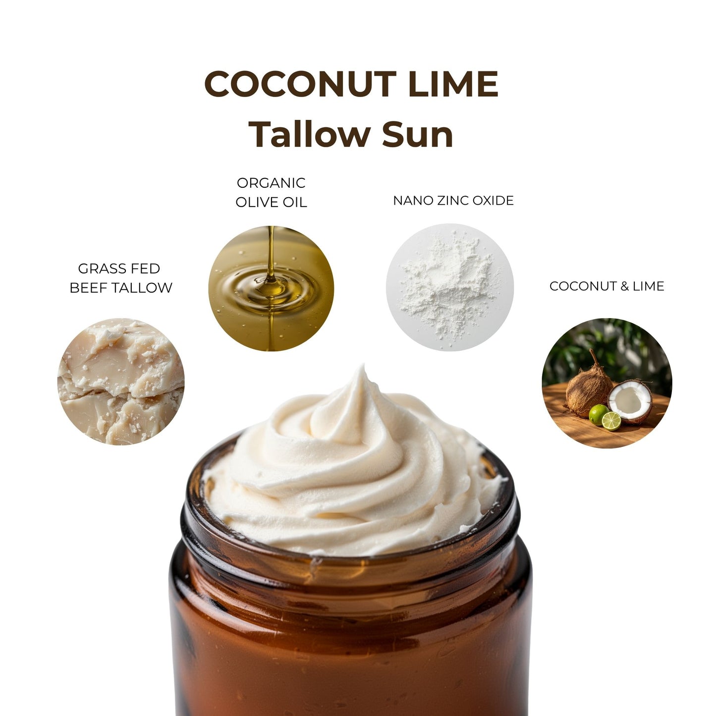 Sun Tallow - Coconut Lime - Whipped Tallow Balm