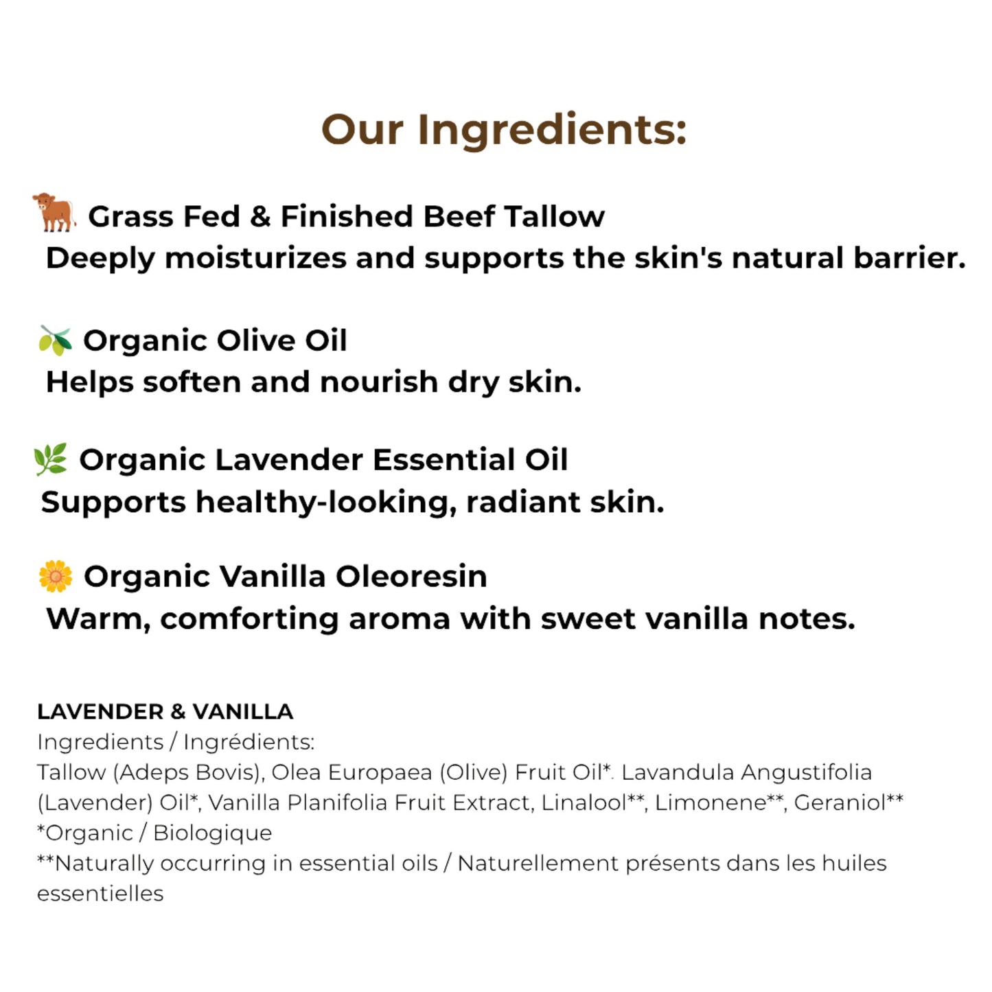 Lavender Vanilla Whipped Tallow Balm