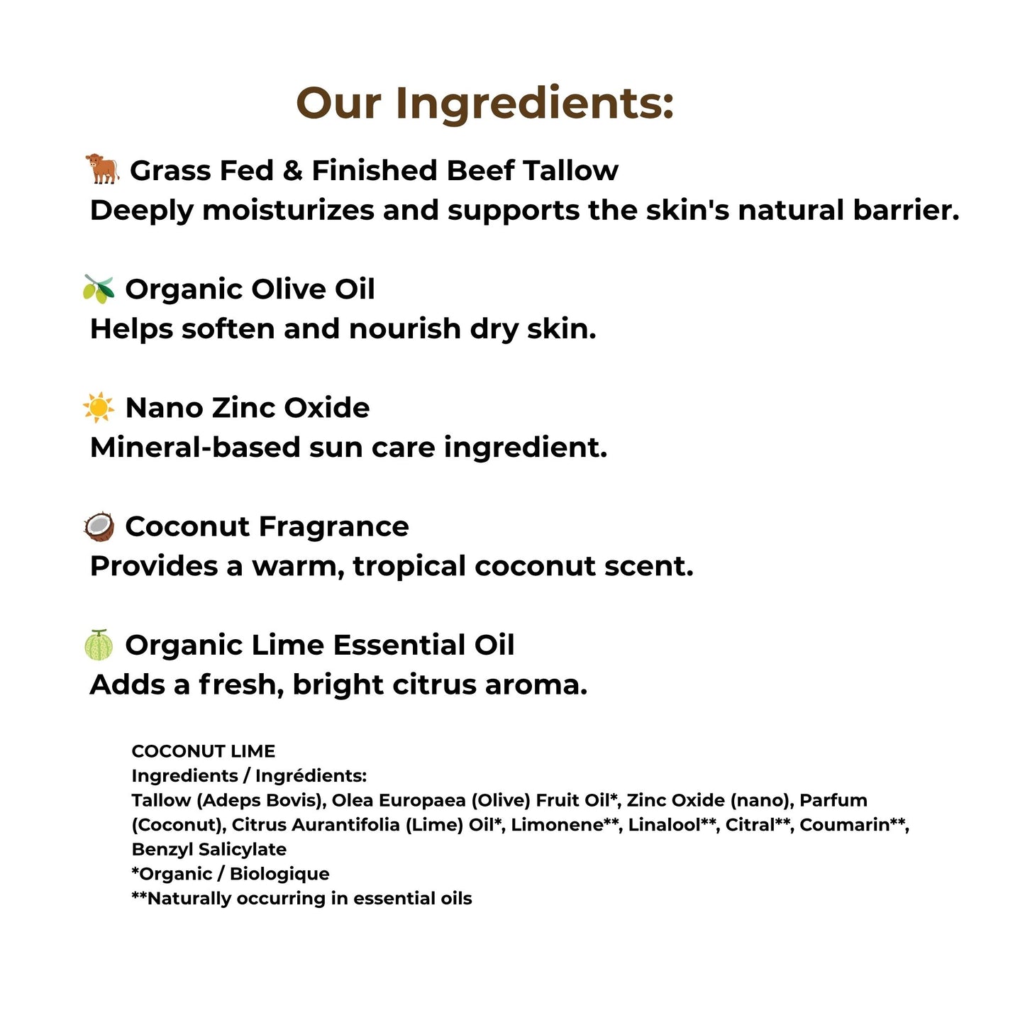 Sun Tallow - Coconut Lime - Whipped Tallow Balm