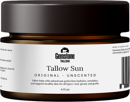 Sun Tallow - Unscented - Whipped Tallow Balm