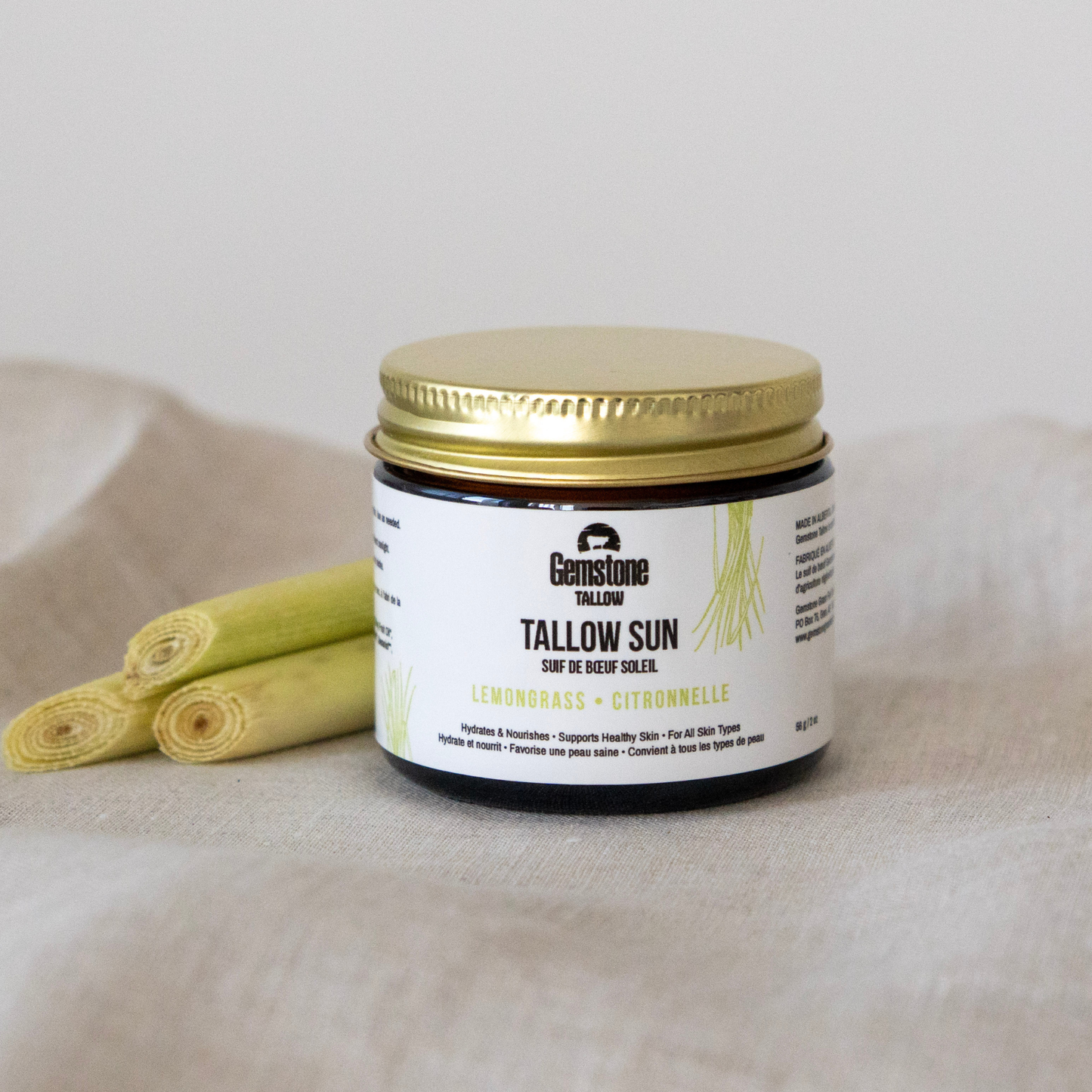 Sun Tallow - Lemongrass- Whipped Tallow Balm
