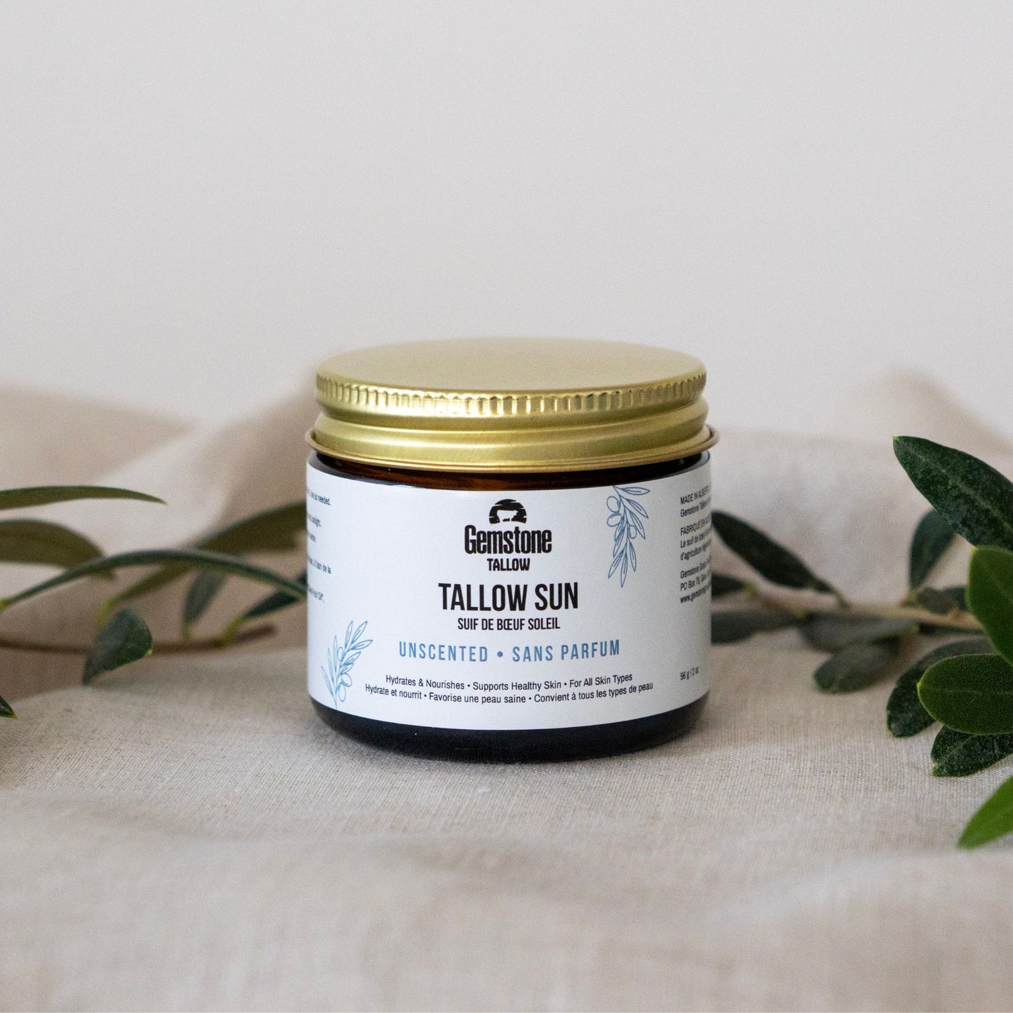 Sun Tallow - Unscented - Whipped Tallow Balm