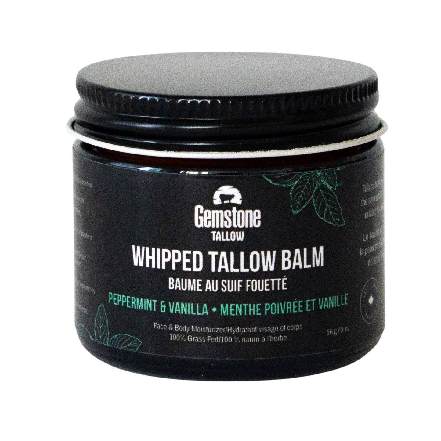 Peppermint Vanilla Whipped Tallow Balm